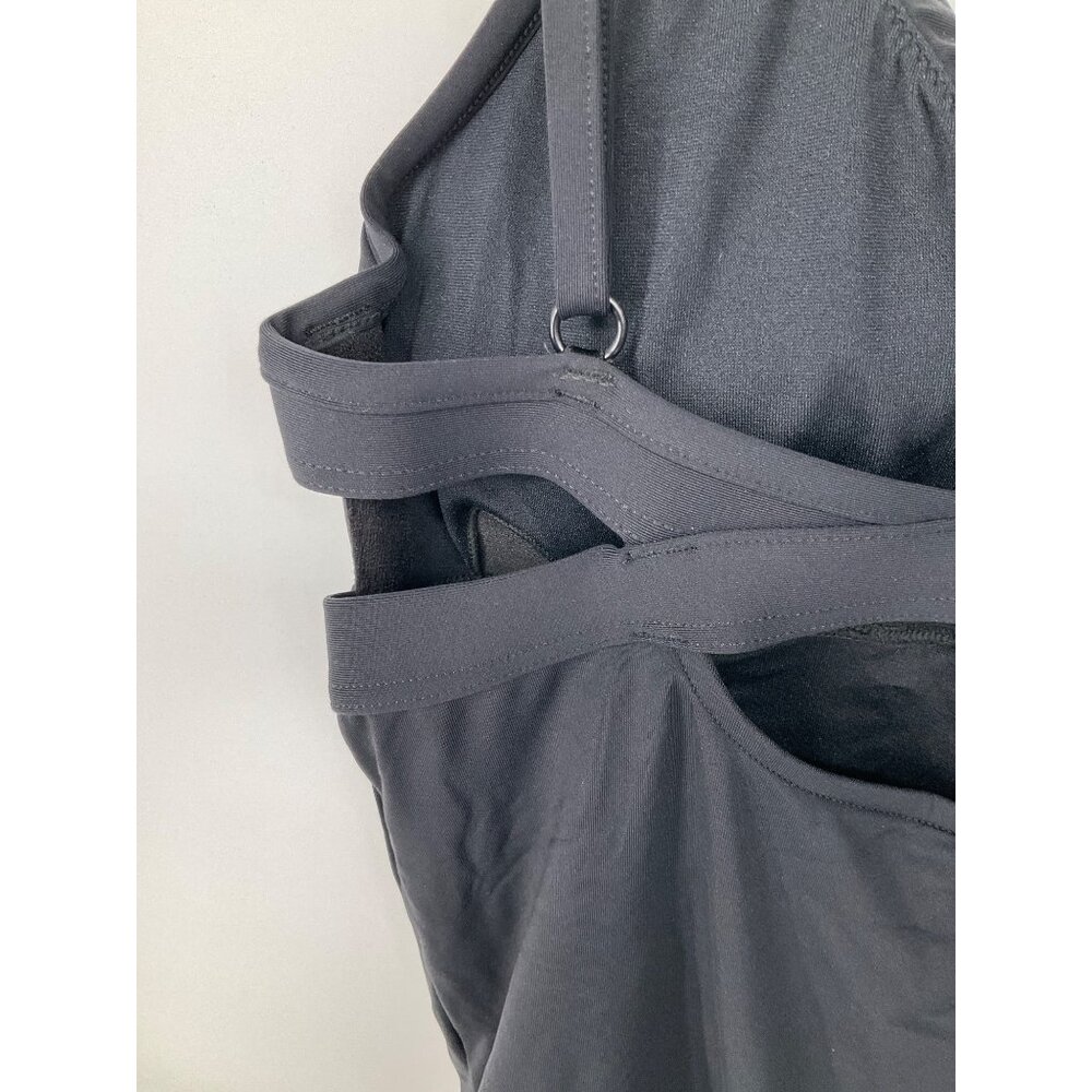 Seafolly Australia size 14 Black Open Back Women's One-piece - Picture 8 of 10